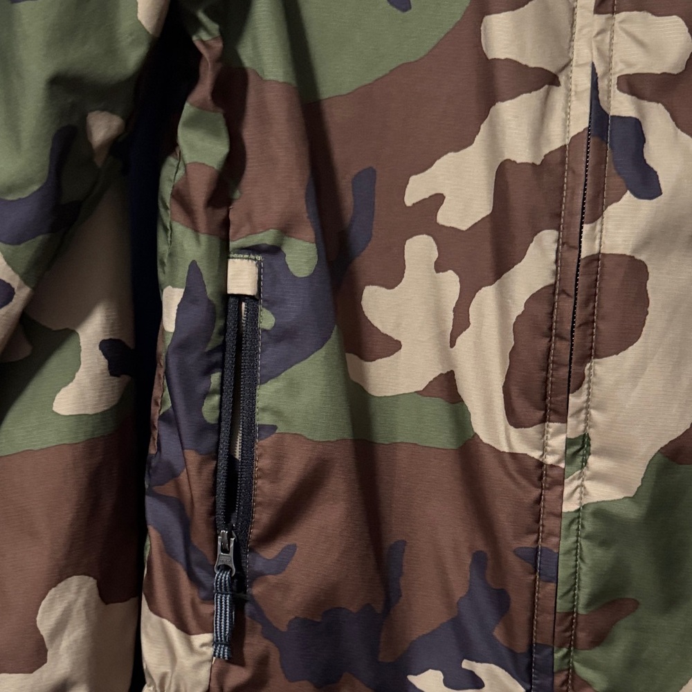 The North Face Green and Brown Camouflage Jacket Youth S 7/8 - Picture 4 of 9